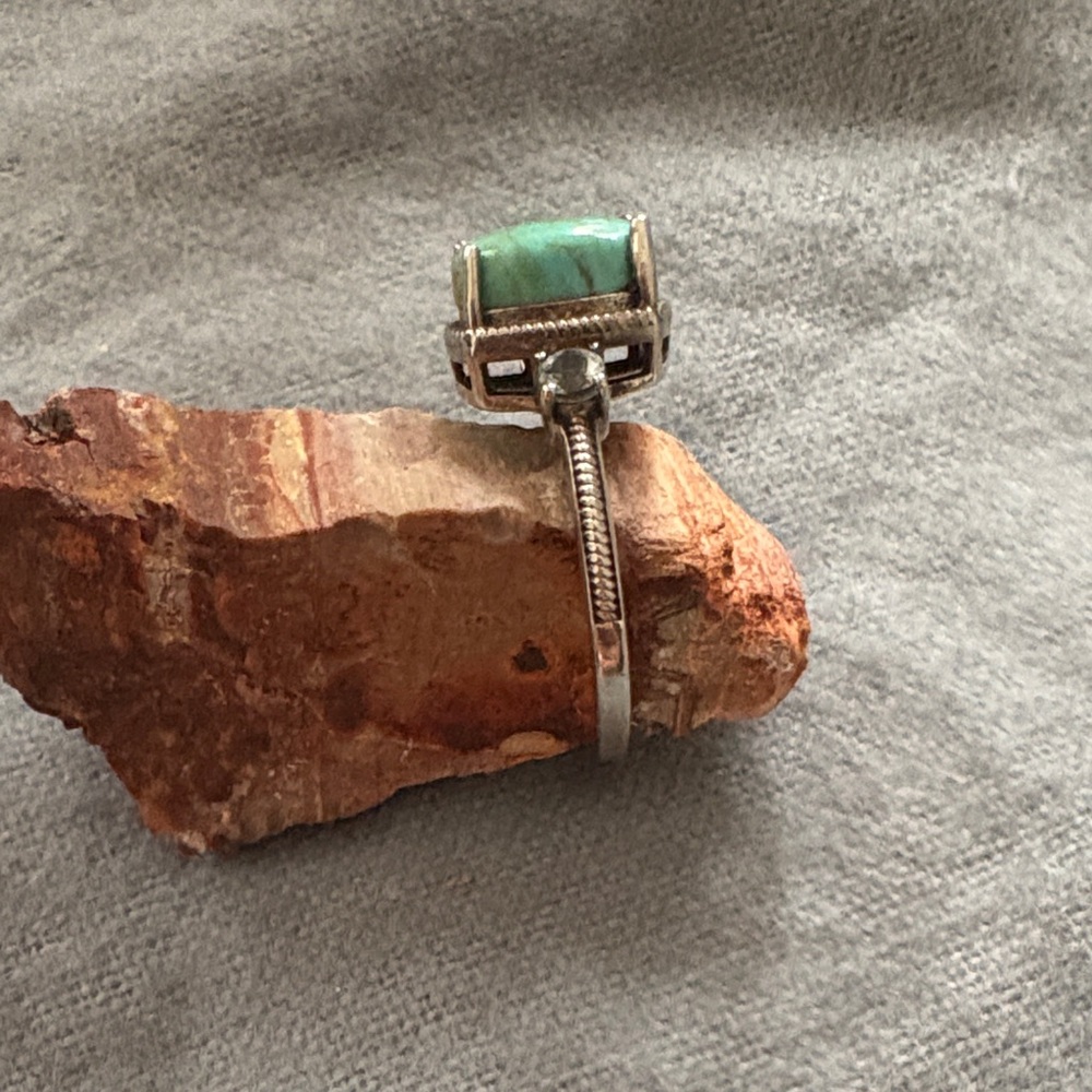 Silver Turquoise Ring - image 2